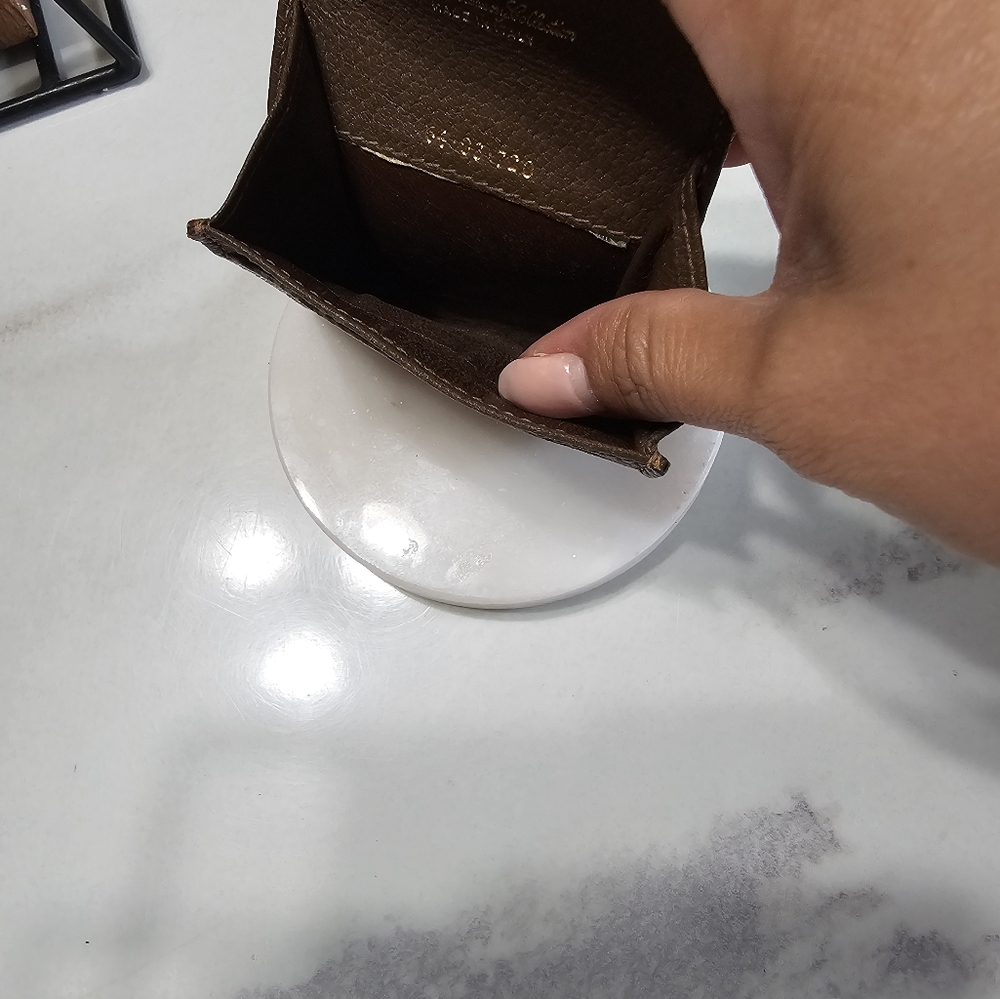 Gucci Brown and Cream Wallet/ coin pouch - Picture 3 of 4